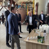 Компанию «Аметис» посетили министр по развитию Дальнего Востока и Арктики Алексей Олегович Чекунков и Губернатор Амурской области Василий Александрович Орлов