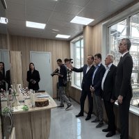 Компанию «Аметис» посетили министр по развитию Дальнего Востока и Арктики Алексей Олегович Чекунков и Губернатор Амурской области Василий Александрович Орлов